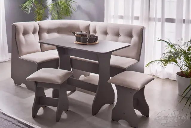 Kitchen corner Cleo 2 Eco — Gray