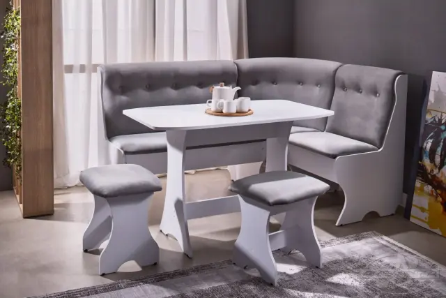 Kitchen corner Cleo 2 — White