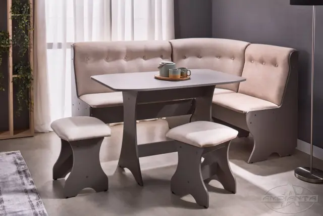 Kitchen corner Cleo 2 — Gray