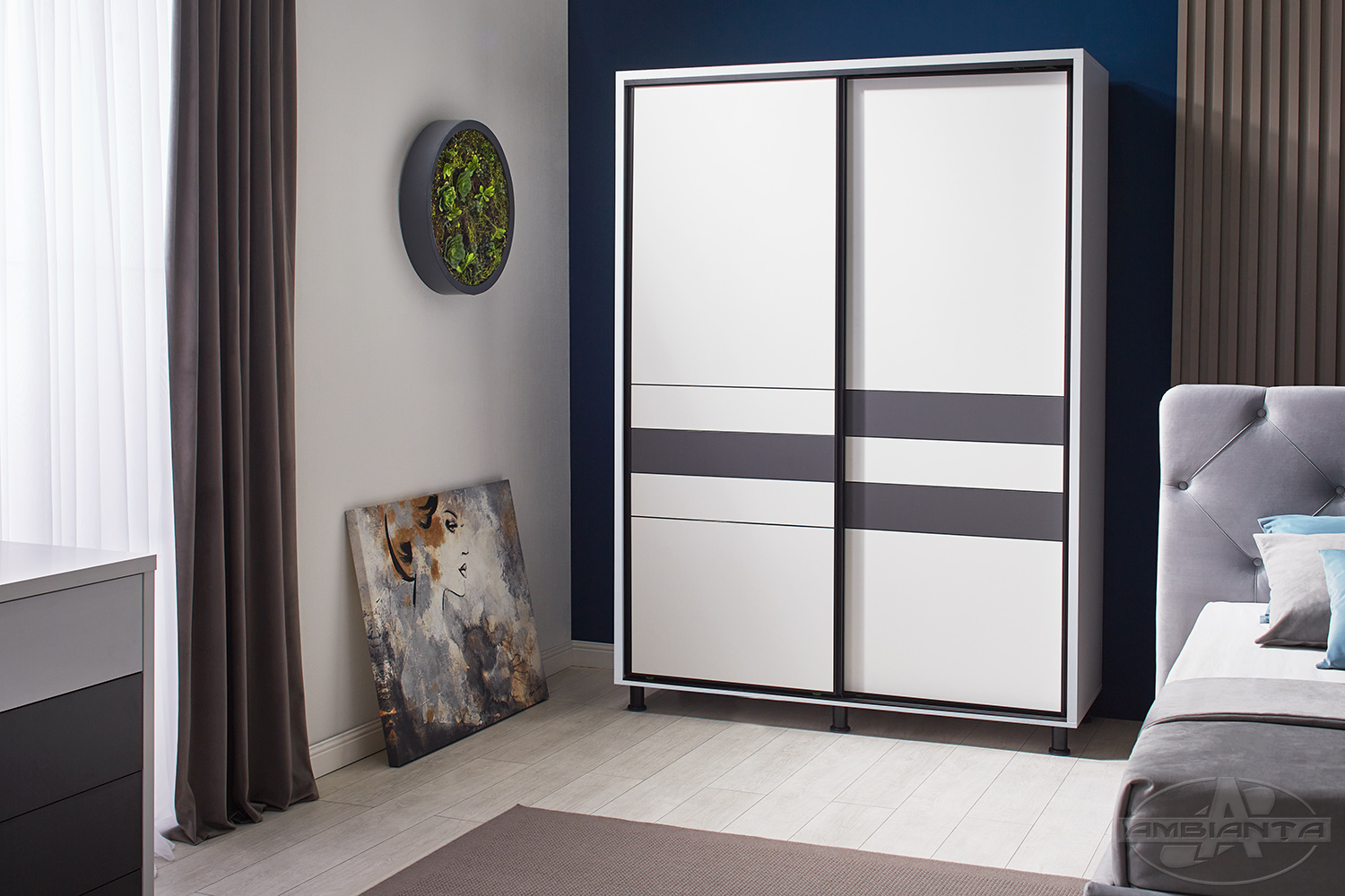 Dulap CRISTAL 2 m — Alb