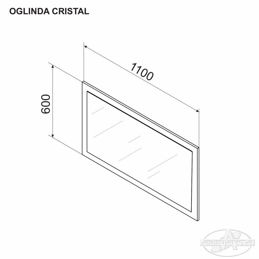 Suport oglinda CRISTAL — Cremona