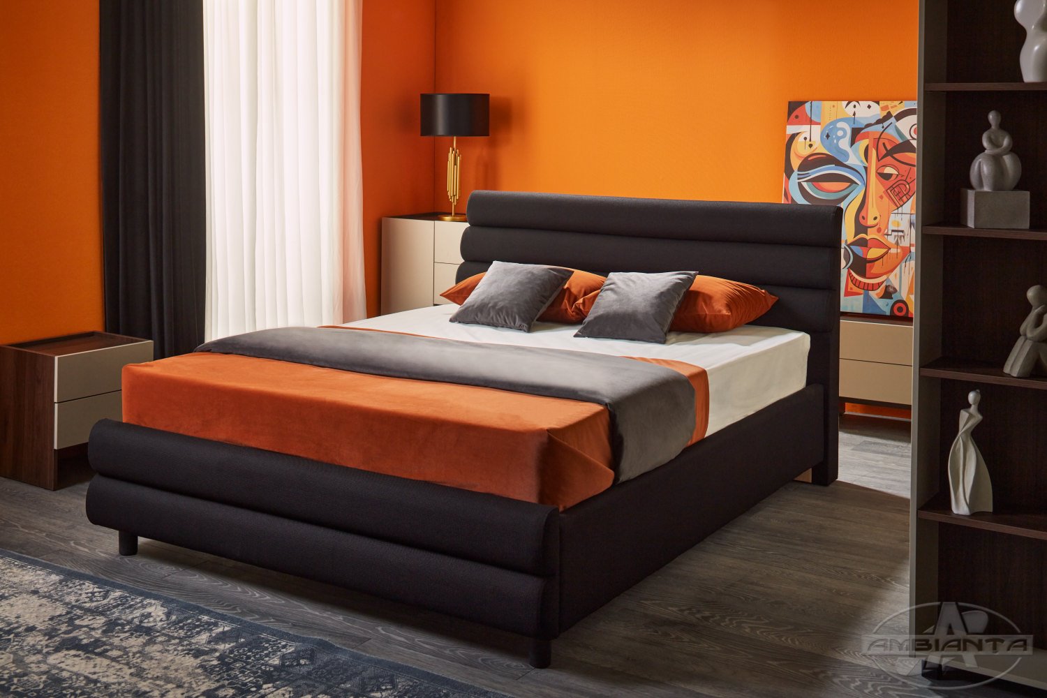 Pat KOSMO 1.6m — Negru
