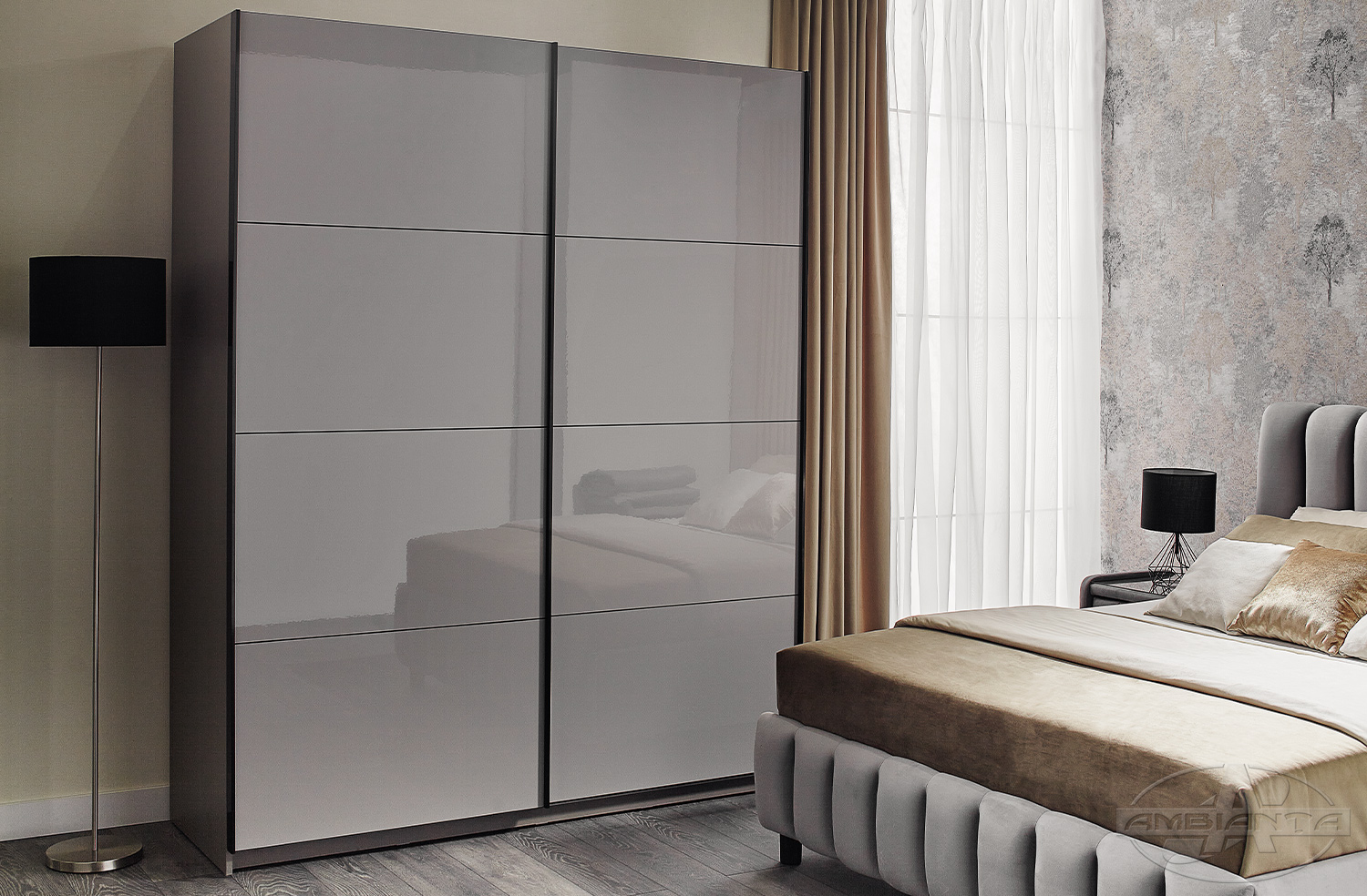 Dulap SPACE 1.8 m — Gri