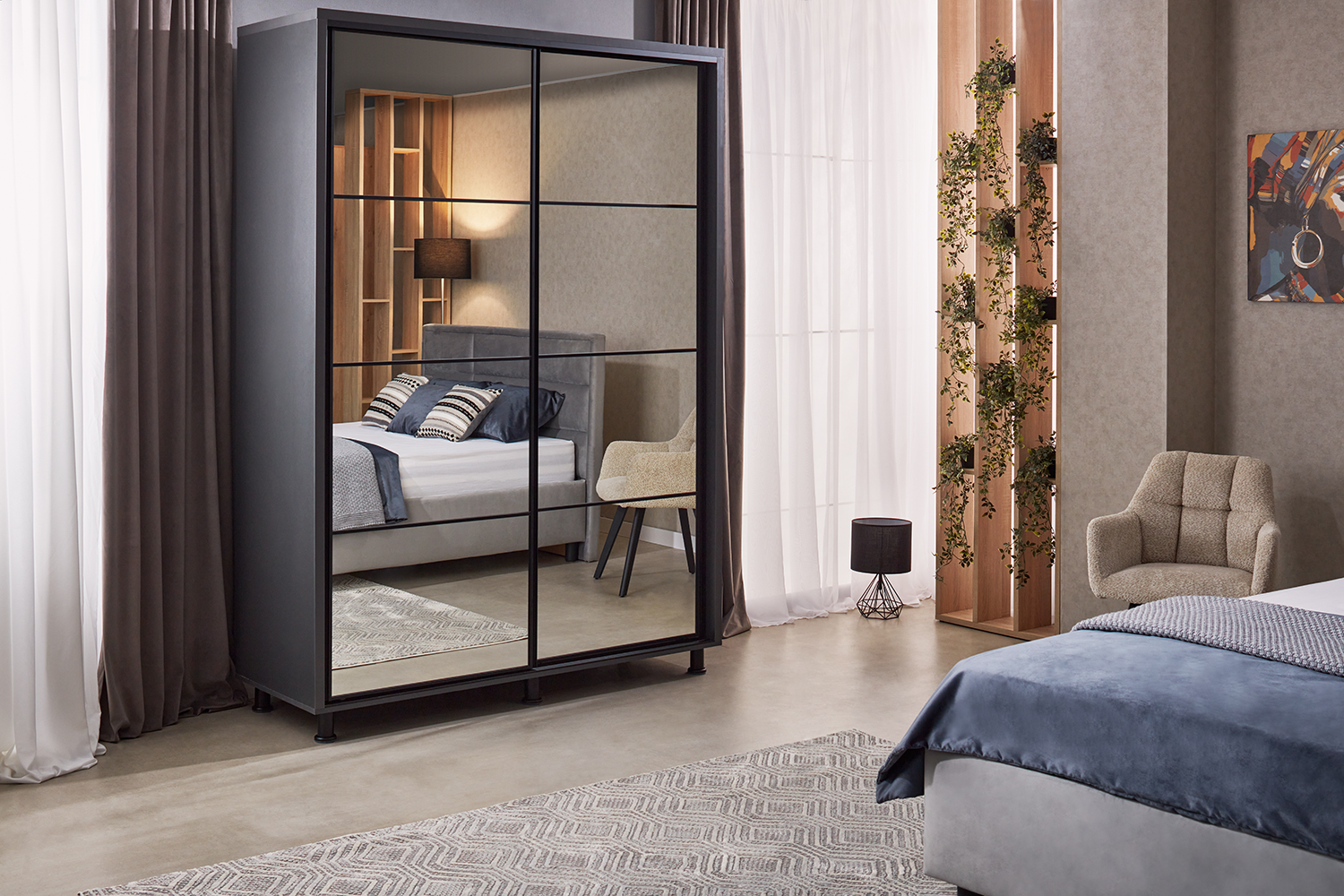 Dulap TORINO 1.8 m — Grafit
